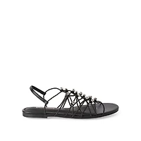 No Boundaries Women's Strappy Sandals
