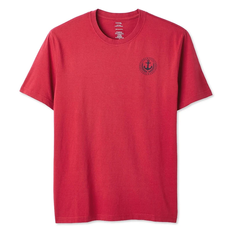 T-shirt à imprimé graphique George pour hommes