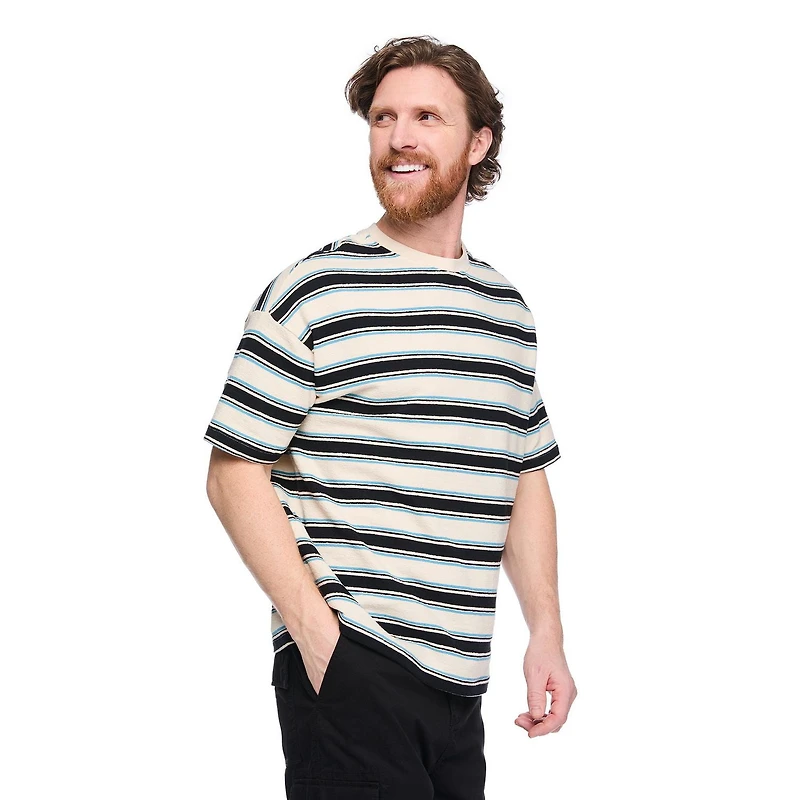 George Men's Striped Loose Fit T-Shirt