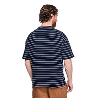 T-shirt ample à rayures George pour hommes