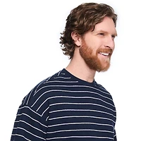 T-shirt ample à rayures George pour hommes