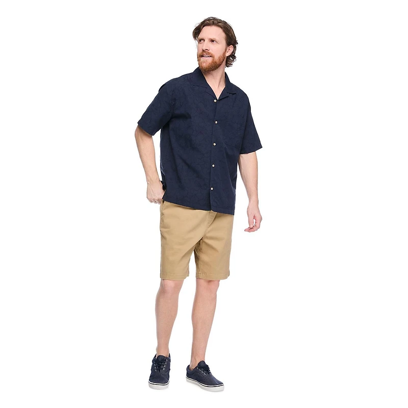 George Men's Embroidered Resort Shirt