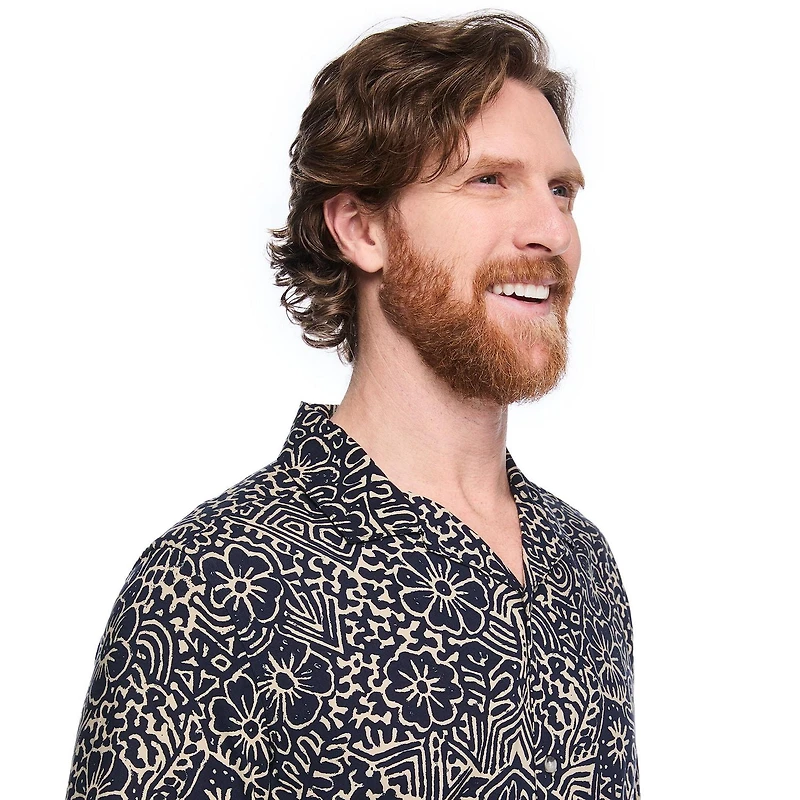Chemise de vacances imprimée George pour hommes