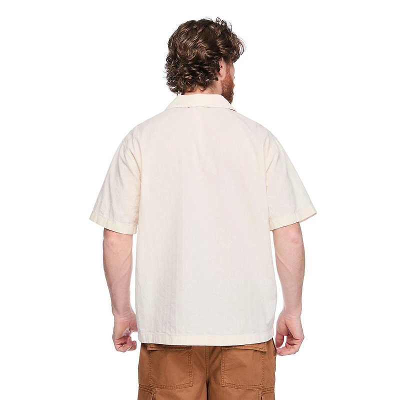 Chemise de villégiature brodée George pour hommes