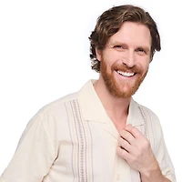 Chemise de villégiature brodée George pour hommes