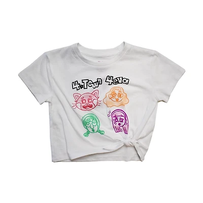 T-shirt à manches courtes Eva Disney Turning Red 4 Town 4 pour fille