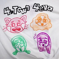 T-shirt à manches courtes Eva Disney Turning Red 4 Town 4 pour fille
