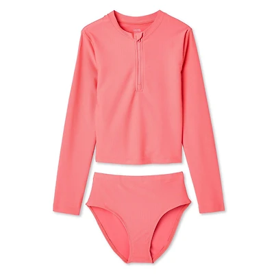 George Girls' Two Piece Rashguard Set