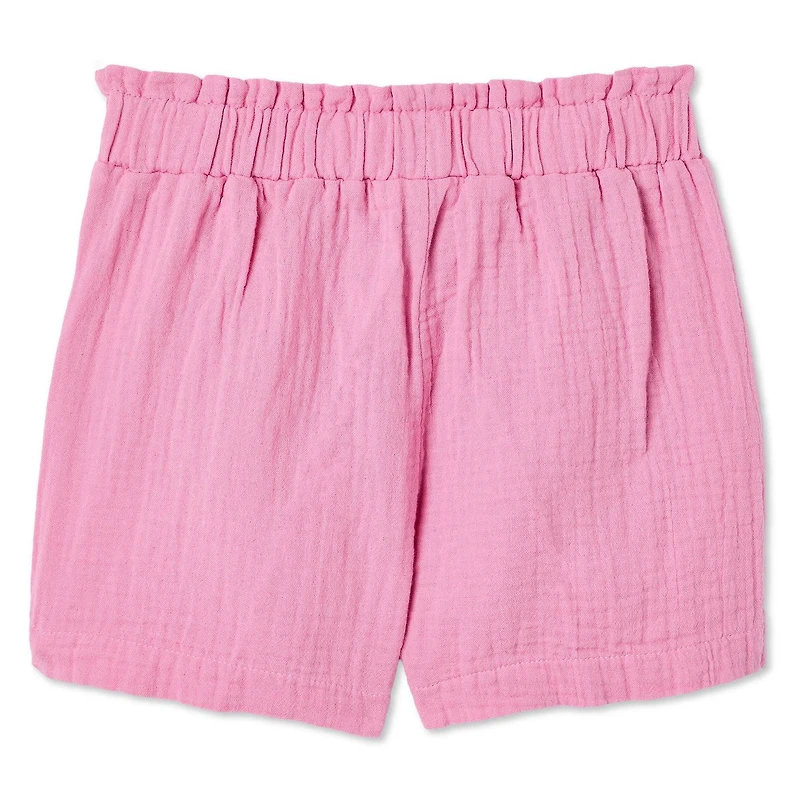 Short en gaze froissée George pour petites filles