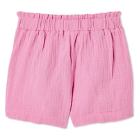 Short en gaze froissée George pour petites filles