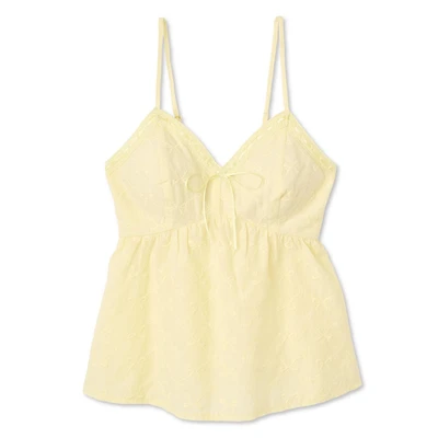 No Boundaries Women's Babydoll Tank Top