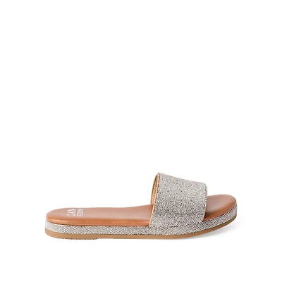 Sandales plates ornées de strass Madden NYC pour femmes