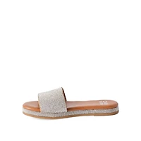 Madden NYC Women's Rhinestone Flat Sandals