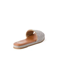 Madden NYC Women's Rhinestone Flat Sandals