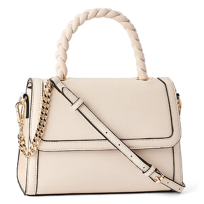 Sac à bandoulière à poignée supérieure Time and Tru pour femmes