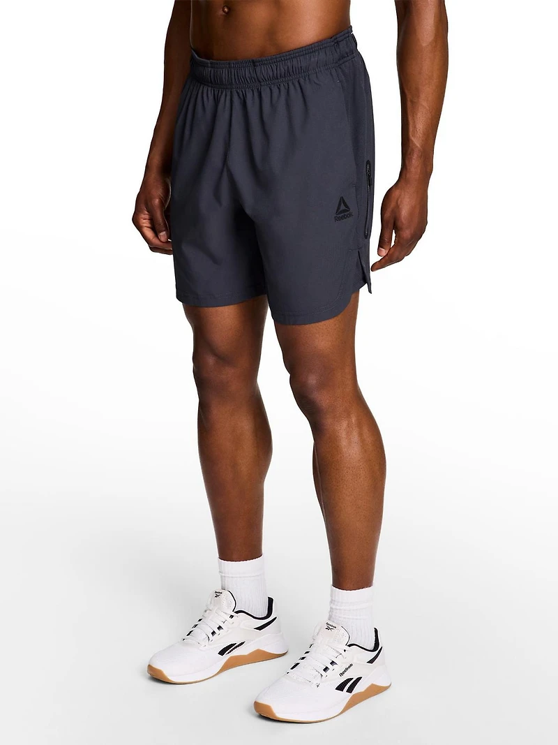 Reebok Men's Pace Breaker Training Short, 7" inseam
