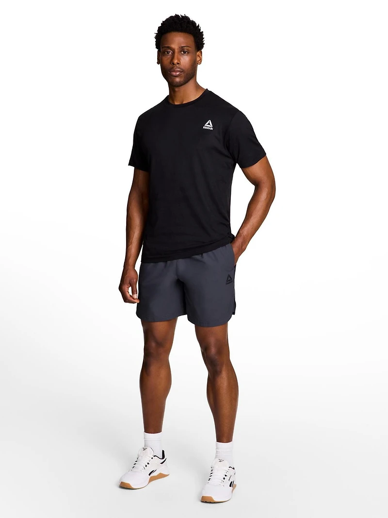 Reebok Men's Pace Breaker Training Short, 7" inseam