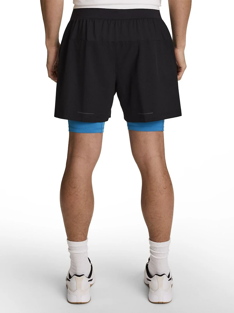 Reebok Short tissé 2 en 1 strength pour homme