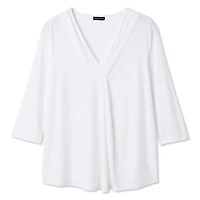 Lane Bryant Women's Plus Pleated Top