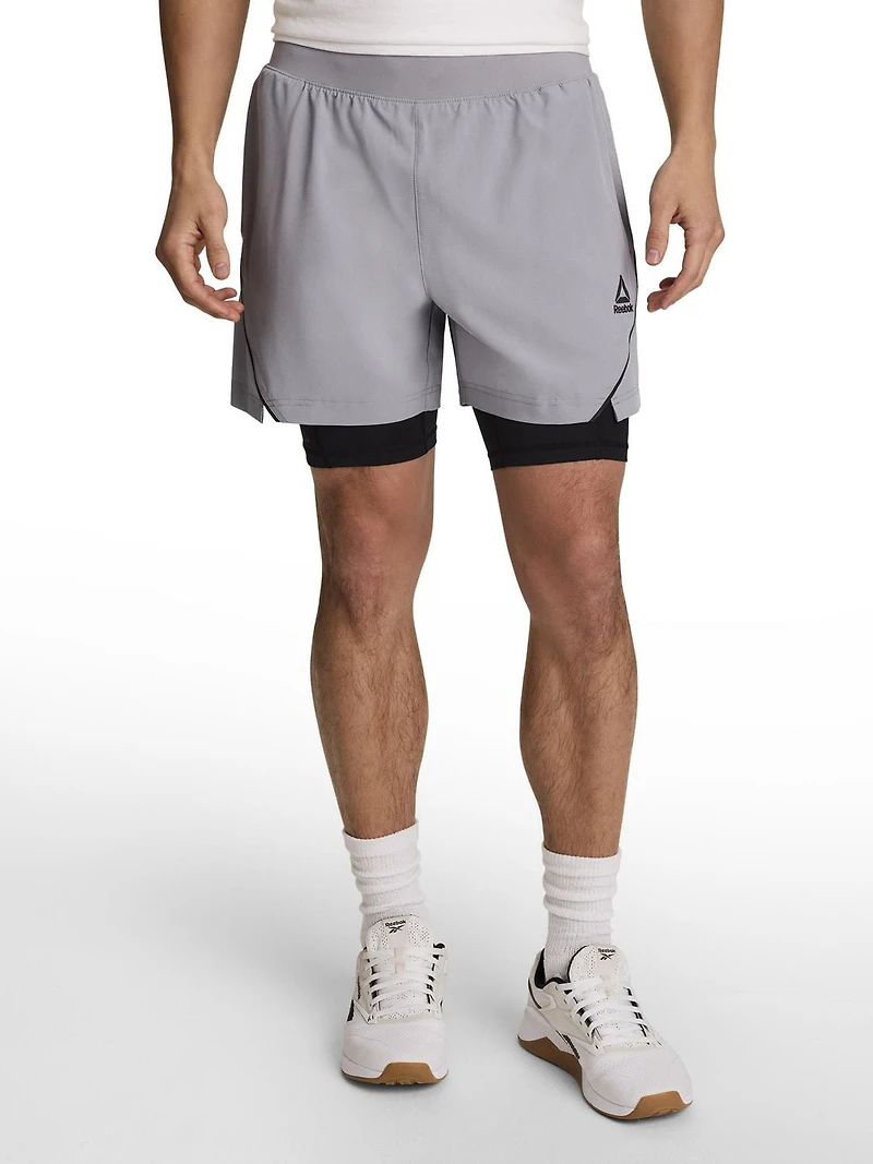 Reebok Men’s Strength 2-in-1 Woven Short