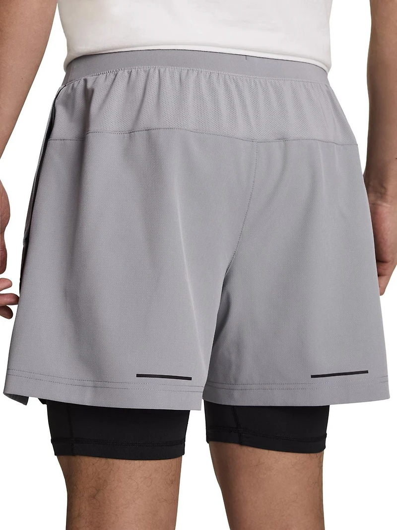 Reebok Men’s Strength 2-in-1 Woven Short