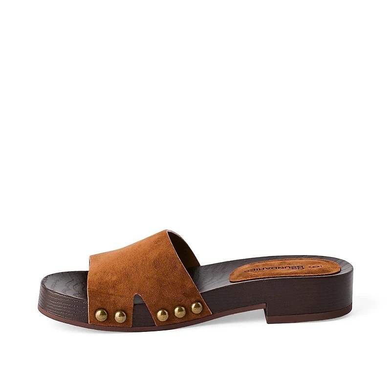 No Boundaries Women's Studded Slide Sandals