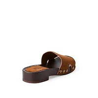 No Boundaries Women's Studded Slide Sandals