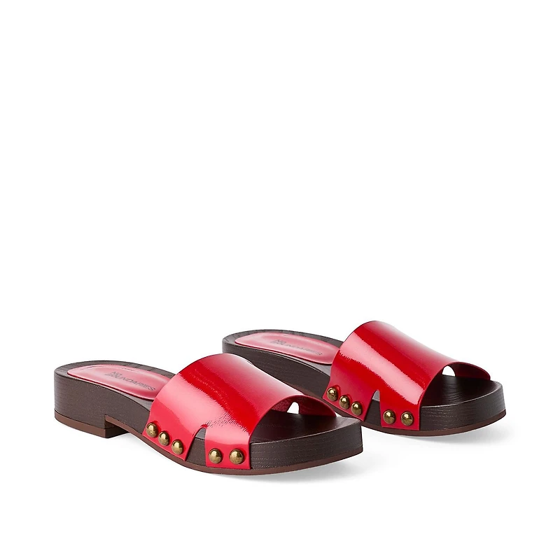 No Boundaries Women's Studded Slide Sandals