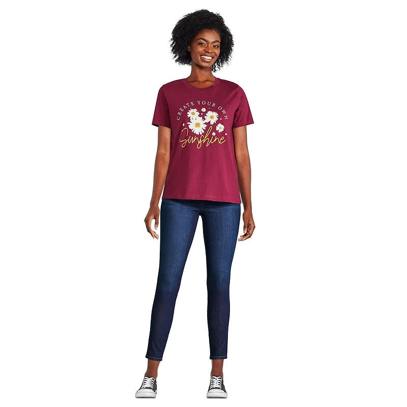 T-shirt à encolure ras du cou George pour femmes