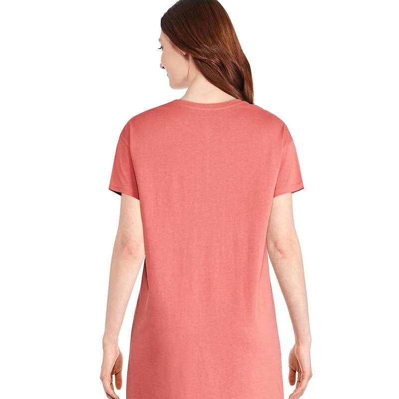 Chemise de nuit à encolure ras du cou George pour femmes