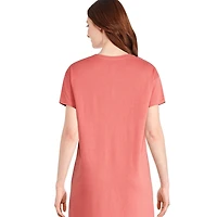 Chemise de nuit à encolure ras du cou George pour femmes