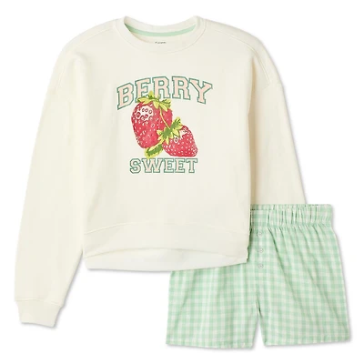 George Girls' Two Piece Short Pajama Set
