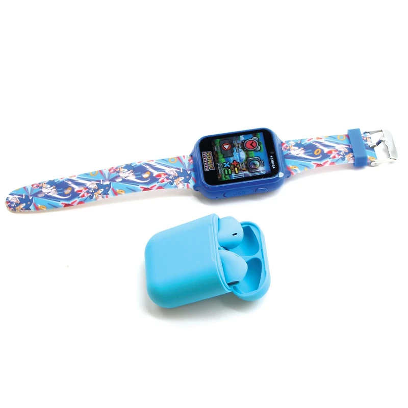 Sonic Montre interactive à écran tactile avec un ensemble d'écouteurs assorti
