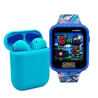 Sonic Montre interactive à écran tactile avec un ensemble d'écouteurs assorti