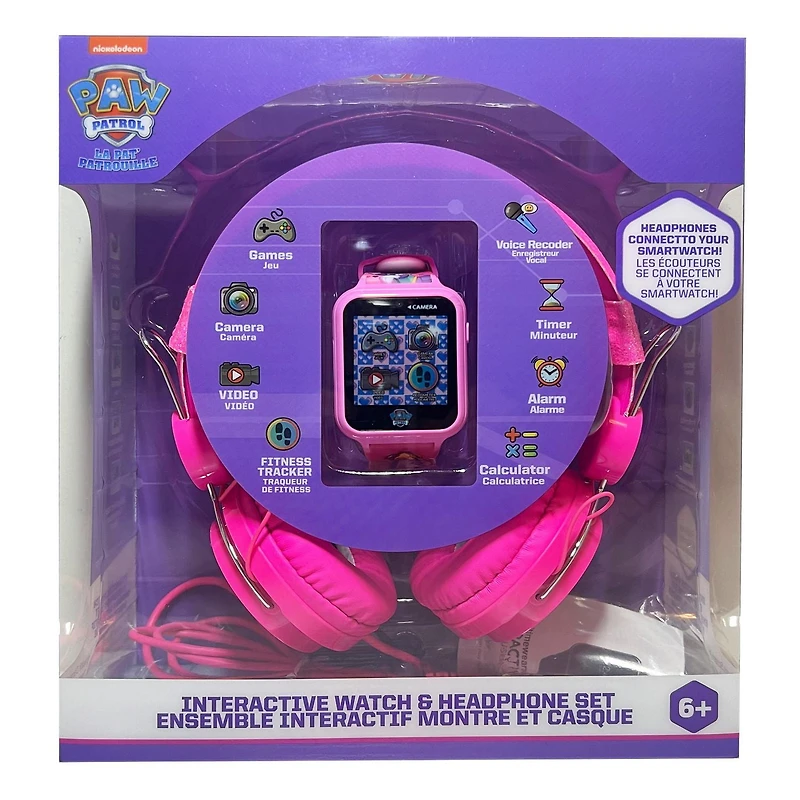 Paw Patrol Touch Screen Interactive Watch and  Headphone Set