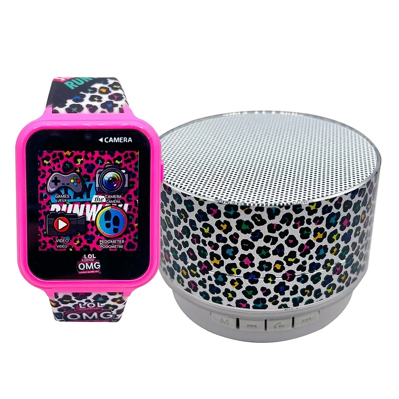 OMG Touch Screen Interactive Watch with  Bonus Bluetooth  Speaker