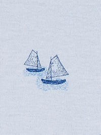 Carter's Child of Mine Baby Boys' 3 Piece Set - Blue Sailboat