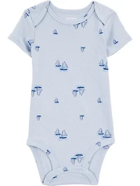 Carter's Child of Mine Baby Boys' 3 Piece Set - Blue Sailboat