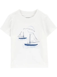 Carter's Child of Mine Baby Boys' 3 Piece Set - Blue Sailboat