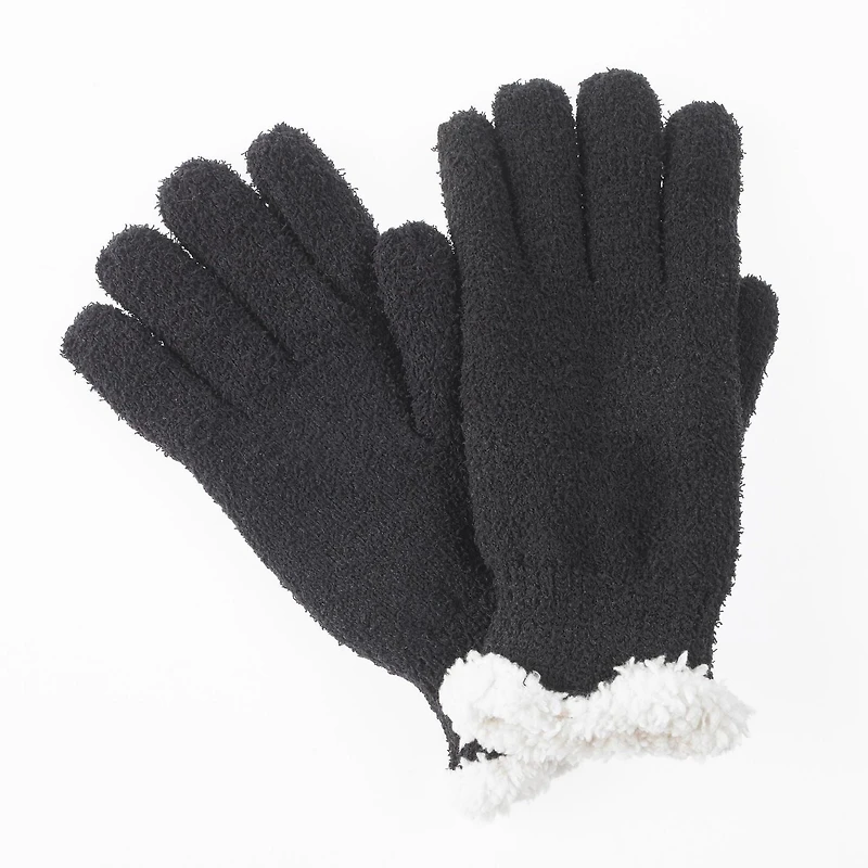 ISOfit by isotoner® ISO87 Women's Black Knit Gloves