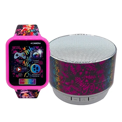 Rainbow High Touch Screen Interactive Watch with  Bonus Bluetooth  Speaker