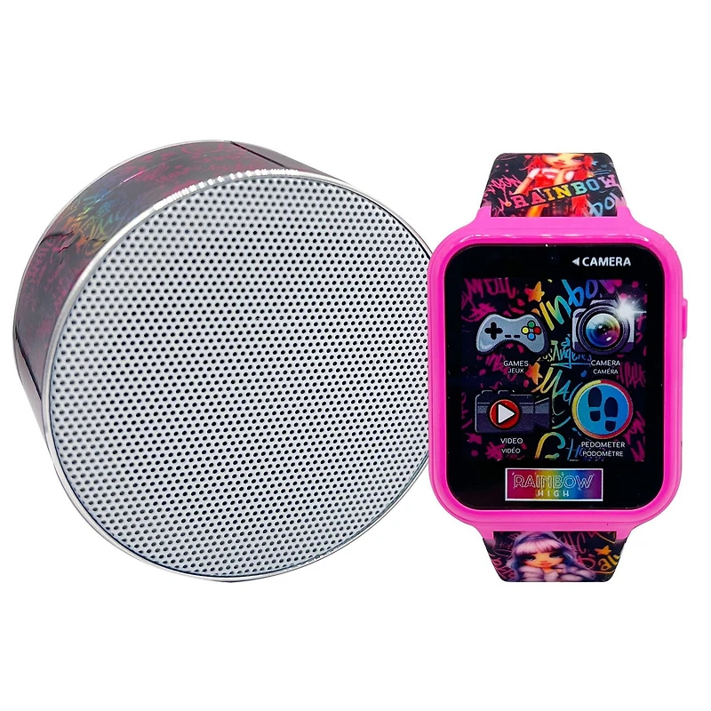Rainbow High Touch Screen Interactive Watch with Bonus Bluetooth Speaker