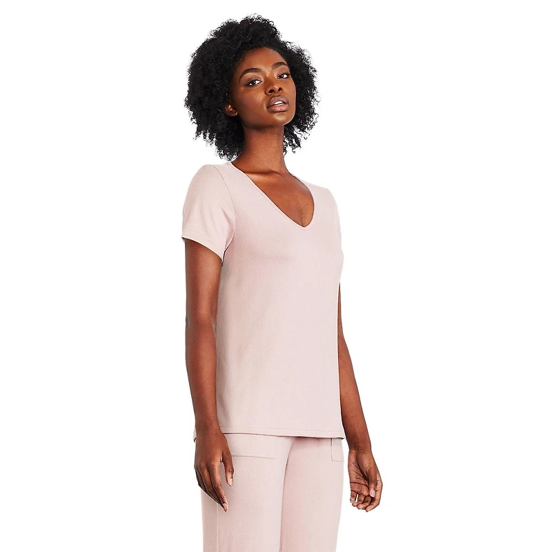 George Women's Short Sleeve V-Neckline Lounge Tee