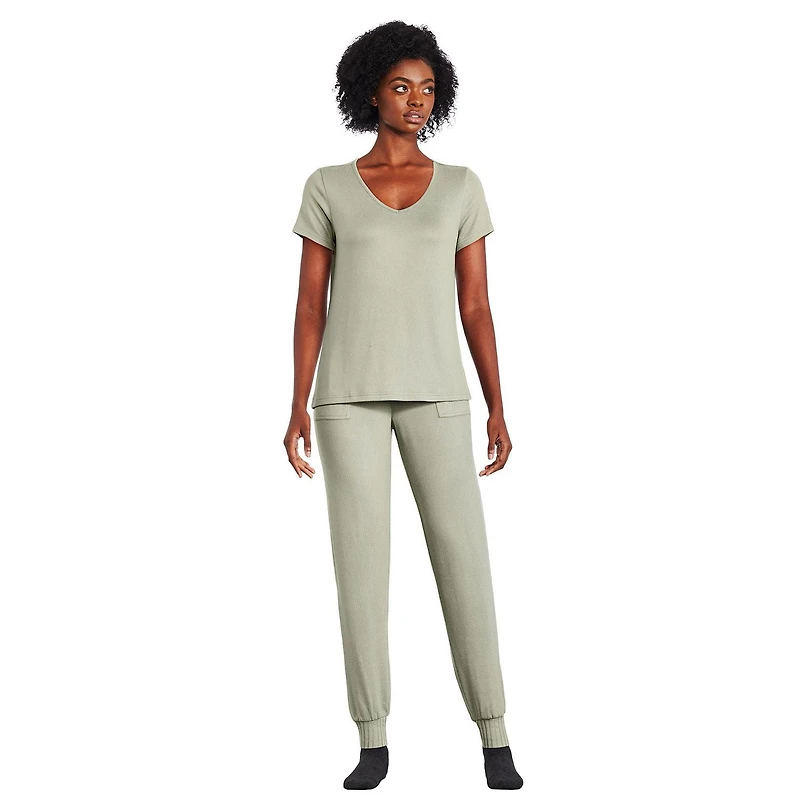 George Women's Short Sleeve V-Neckline Lounge Tee