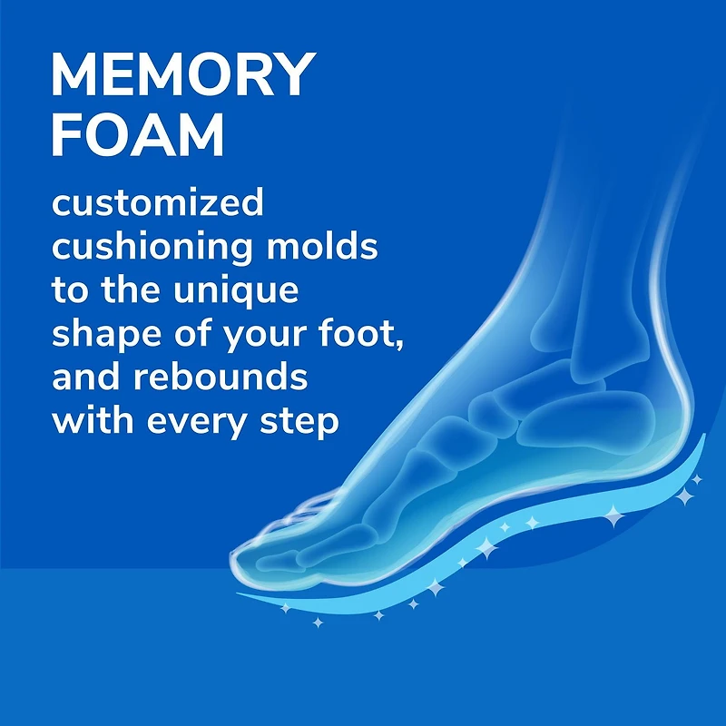 Dr. Scholl's® Air-Pillo® With Memory Foam Insoles, Unisex, Men 7-12, Women 5-10, 1 pair