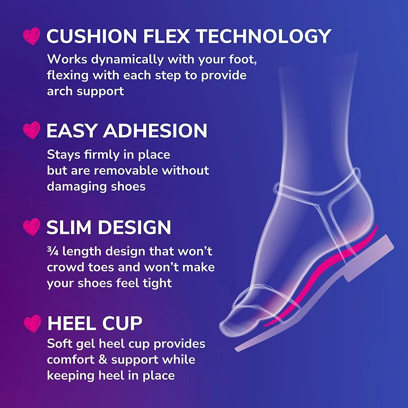 Dr. Scholl's® Love Your Flats & Sandals 3/4 Length Insoles