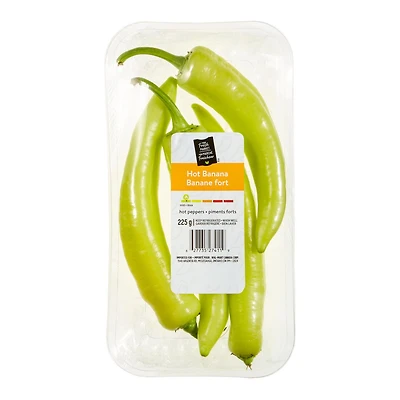 Hot Banana Peppers, Your Fresh Market, 225 g