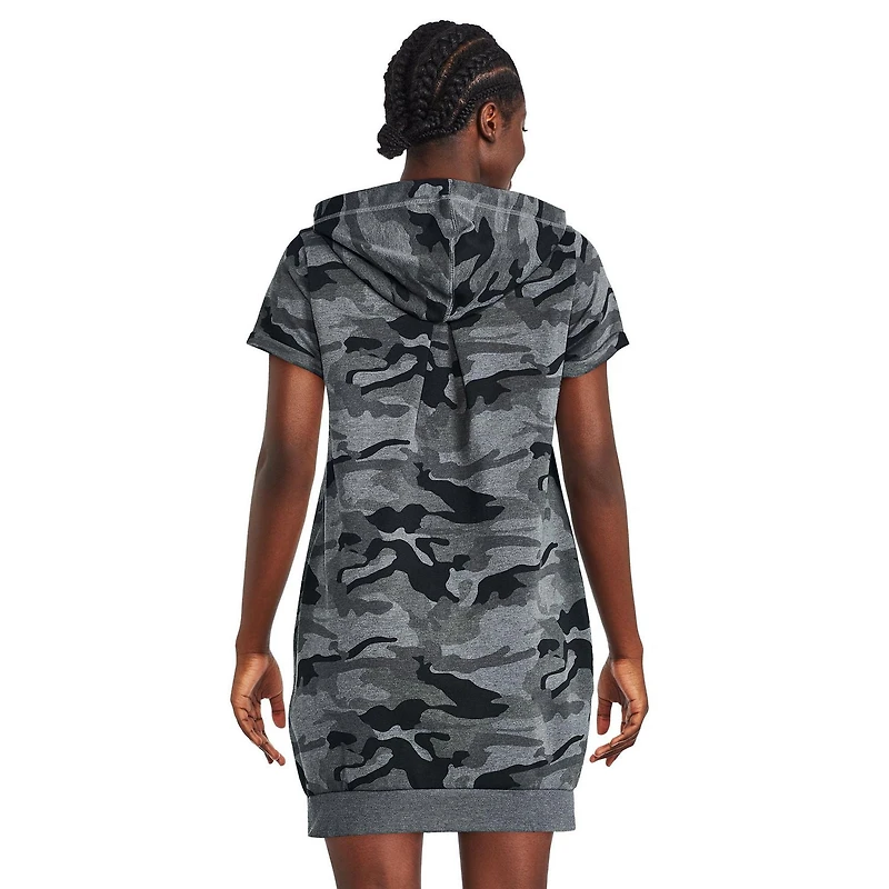 Robe à manches courtes avec capuchon George pour femmes