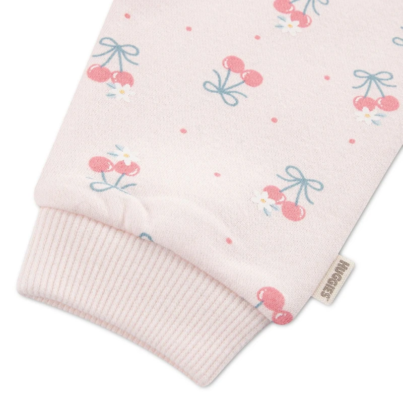 Huggies Happy Hugs Infant Girl Printed 2-Piece Top and Pants Set