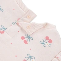 Huggies Happy Hugs Infant Girl Printed 2-Piece Top and Pants Set